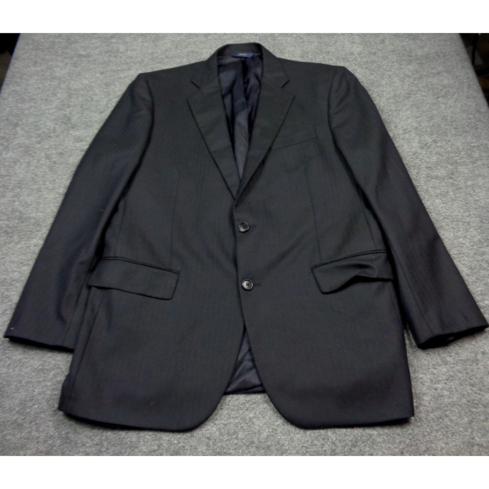 Brooks Brothers Blazer Jacket Mens Saxxon Wool 1818 Madison Fit Navy Size 42R